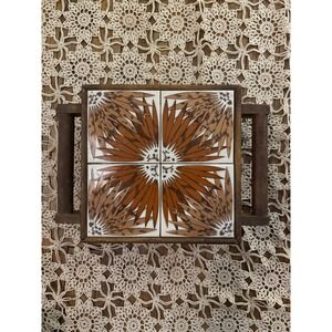 Vintage 70's Hot Plates -‎ 2pc set